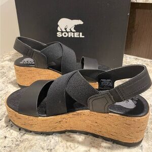 Sorel Cameron Flatform Slingback Size 6